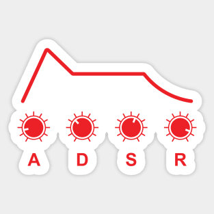 Synthesizer ADSR Sticker